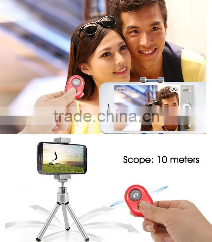 new products selfie bluetooth remote shutter for any mobile phone