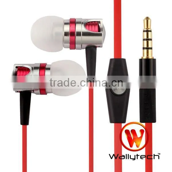 Wallytech Earphone With Mic and Remote