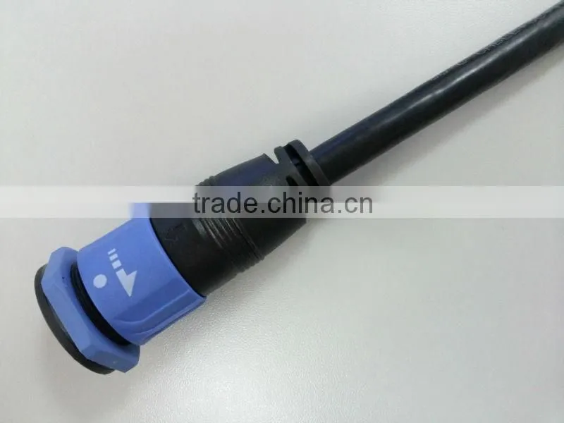 3+9p IP67 waterproof connector,high quality Nyalon watertight connector,Chogori led high current power connector