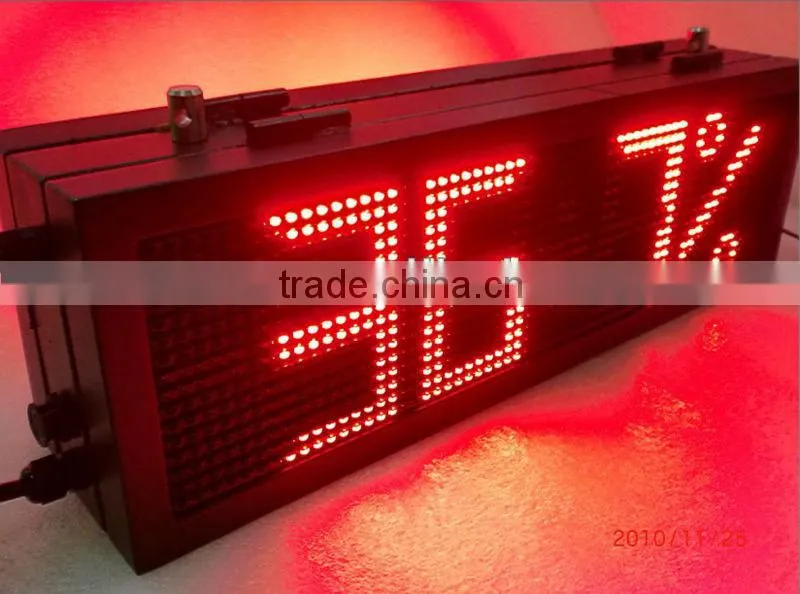 10'' Led Time And Temperature Sign Board
