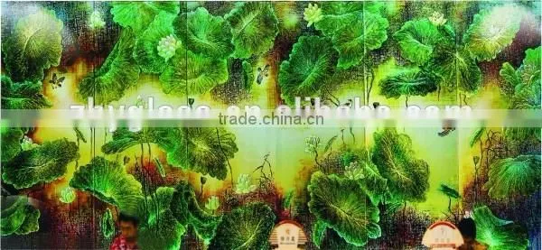 Handmade Art Decoration Modern Glass Painting Pictures