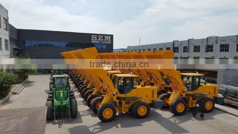 Manufactuer SZM 908 mini loader 4WD with CE mini wheel loader