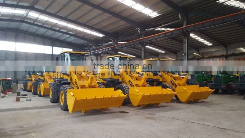 SZM mini loader ZL16 with snow bucket