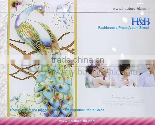 15*15''inches glass cover wedding album