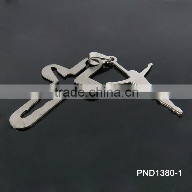 PND1996 High quality stainless steel enamel beard pendants