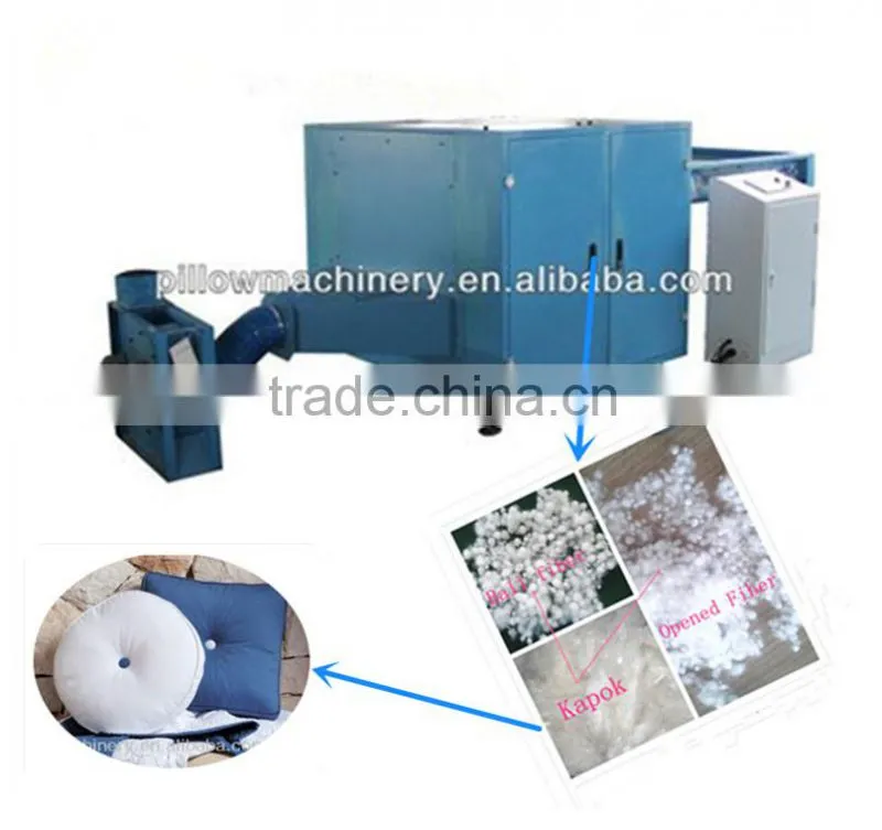 Ball fiber and foam pillow filling machine