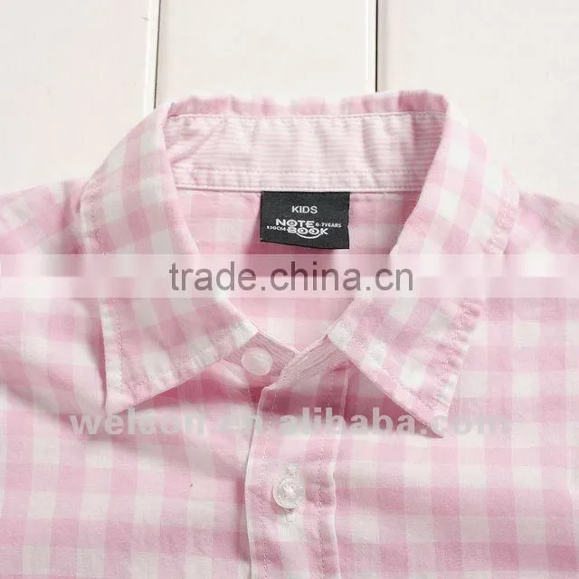 new fashion trendy design brand long sleeve boys shirt 100% cotton boys dress