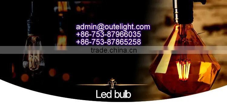 High light transmittance rate filament led candle bulb T300 6W