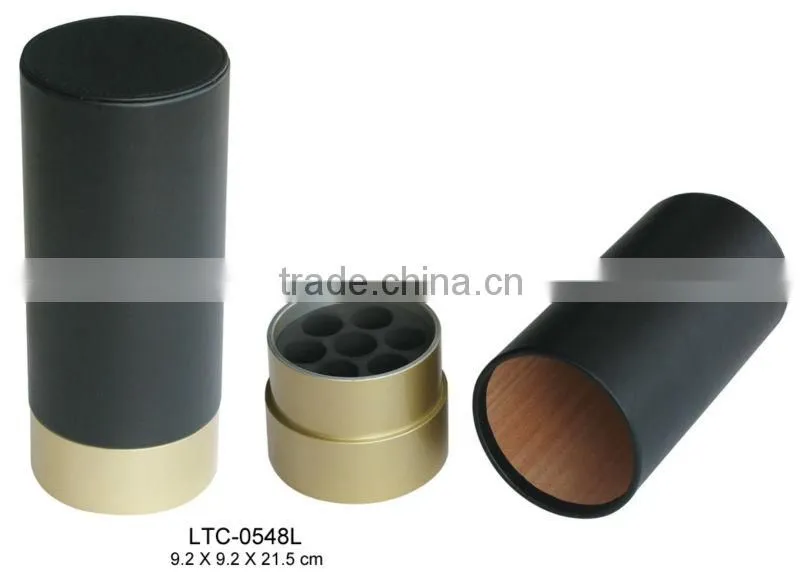 custom leather cigar tube wholesale smoking gift set travel cigar tube