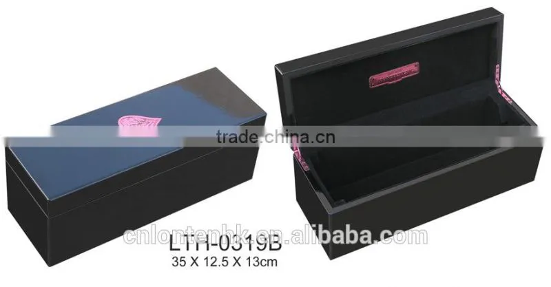 logo customized wooden packing box wholesale