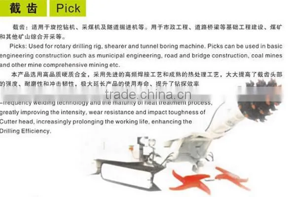 S100 cemented carbide coal mine drill bits mining tools rock drill bits