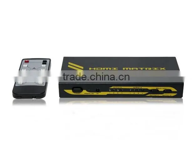 Excellent 4x2 HDMI Matrix Switch HDMI Switcher Support HDMI 1.3b Mini HDMI Matrix