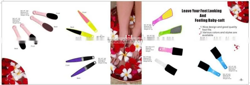 Sandpaper metal foot file foot foot skin care foot spa tools