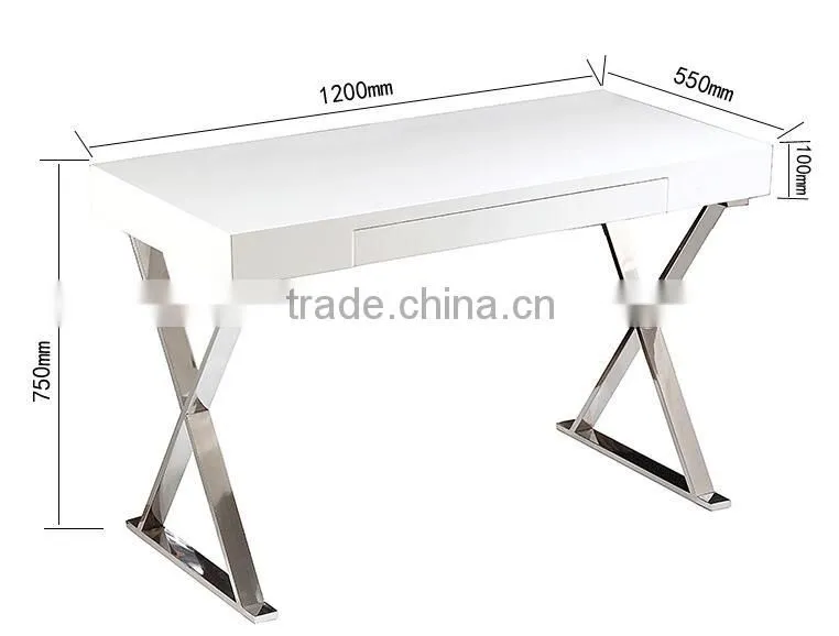 computer desk with drawer green Environmental Protection paint