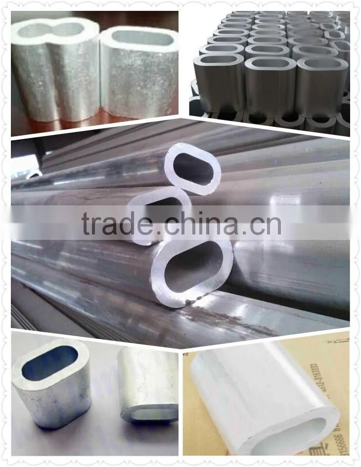 Factory supply Wire Rope Aluminium Sleeve Hourglass Aluminium Ferrule