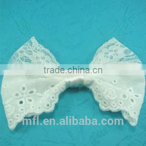 2014 hot sale high quality lace ribbon bow