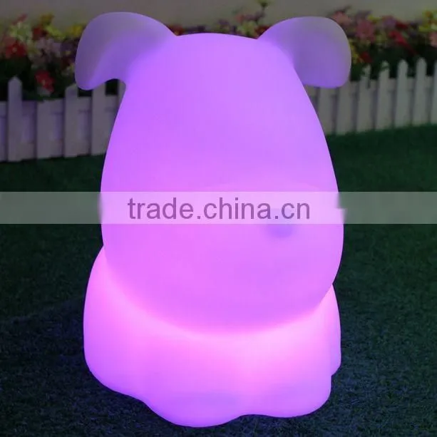 hot sale dog shaped LED decoration table lamp
