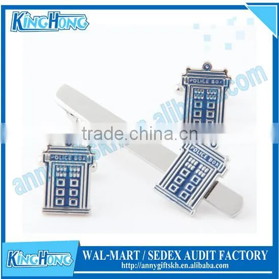Soft enamel funny cheap tie clips bus
