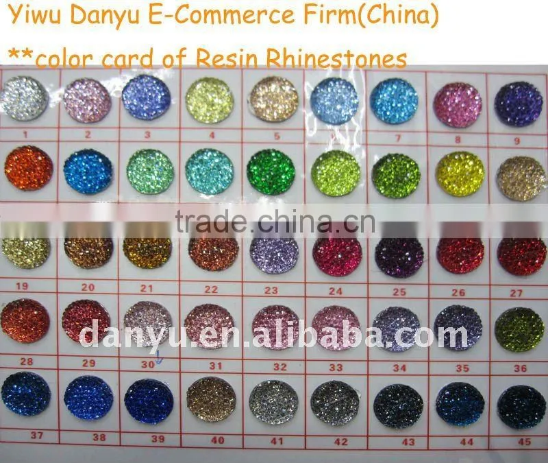 Shining Resin Rhinestone-Flat back resin craft(Cabochon)