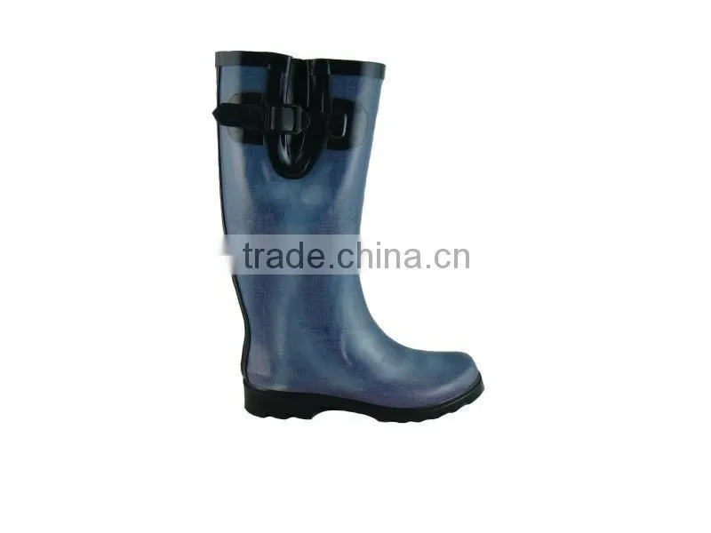 Professional Cowboy High Heel Boots of Rubber Rain Boot