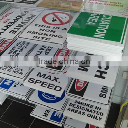 Elegant full color coroplast outdoor sign /coreflute printed advetising sign/board/signage