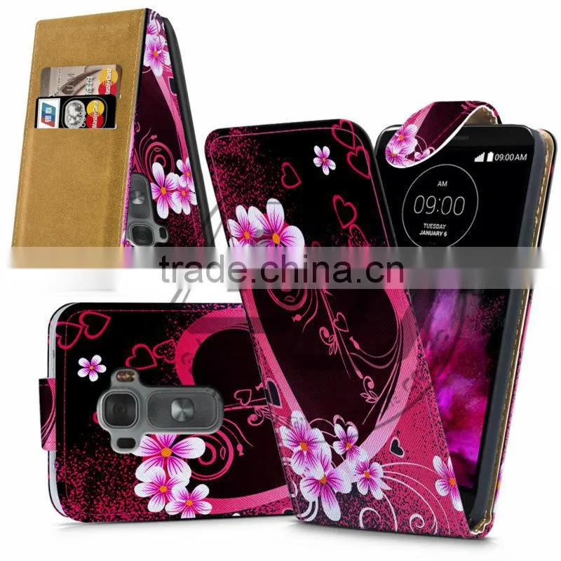 For LG G Flex 2 High Quality Print Flip PU Leather Case Cover Moible Phone Case