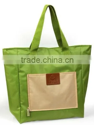 190T polyester foldable shopper bag