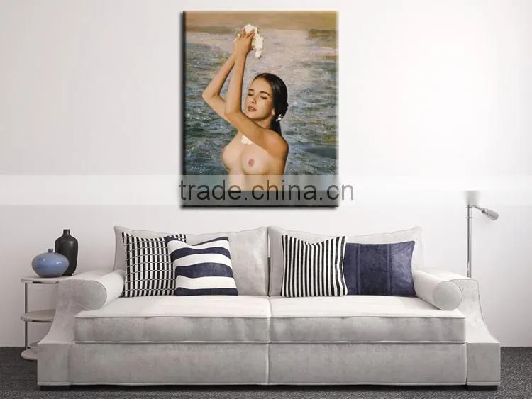 Bedroom beautiful sex chinese girl nude painting
