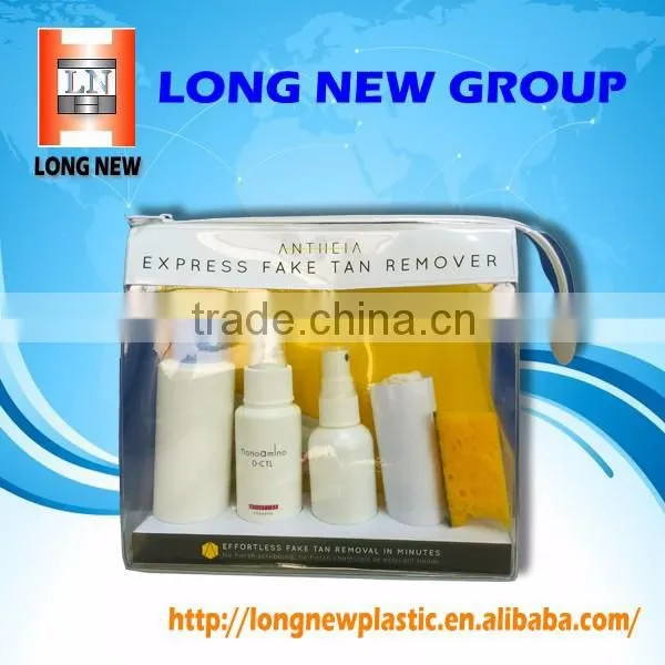 big Size Clear Plastic PVC Zipper bag with handle