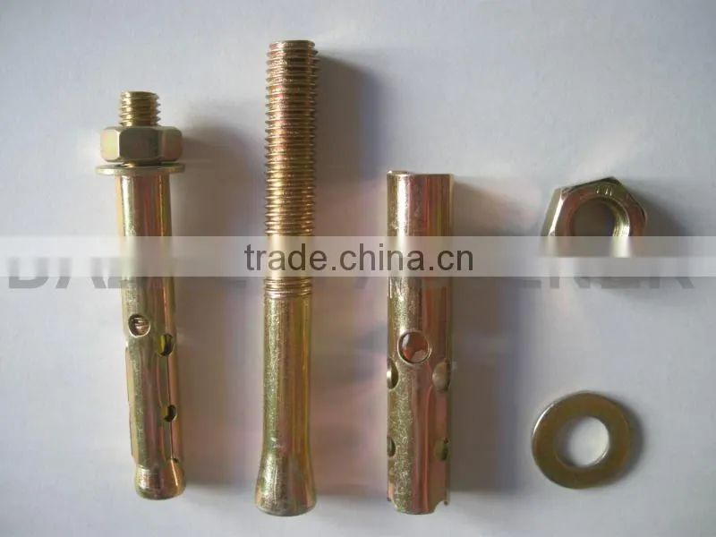 Turkey sleeve anchors with hex nut