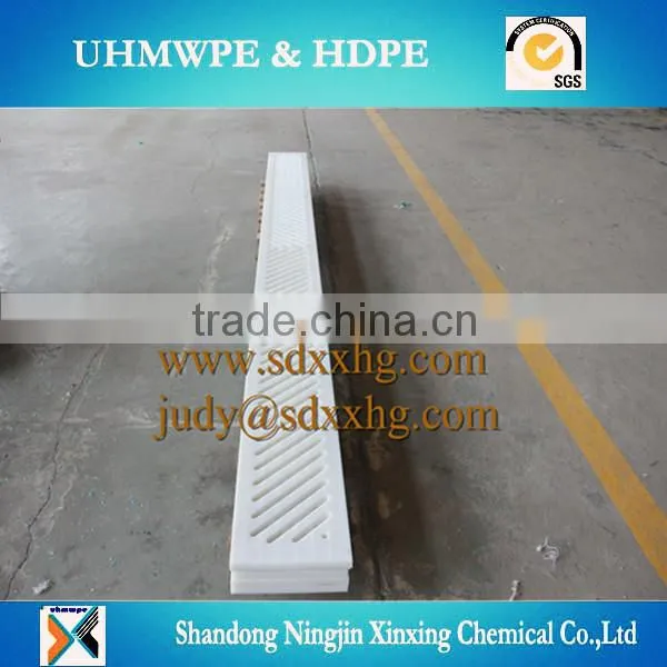 UHMW-PE sheet for paper machine for dewatering elements