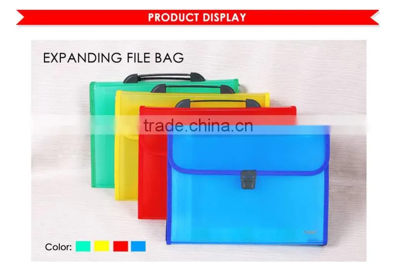 A4 13 Layers Transparent Color Expanding Pocket