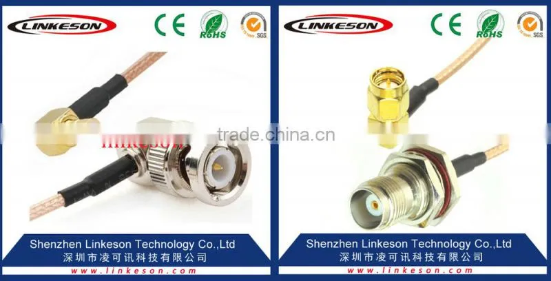 BNC male video monitoring RF connector