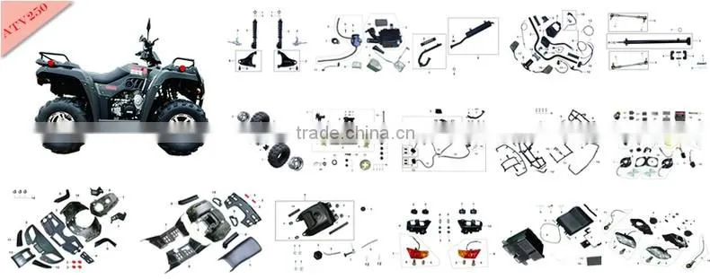 Hot sale atv body parts foot pedal