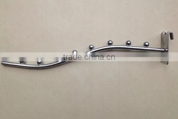 Gridwall Hanging Rail Clothing Store Fixture,Waterfall Hook