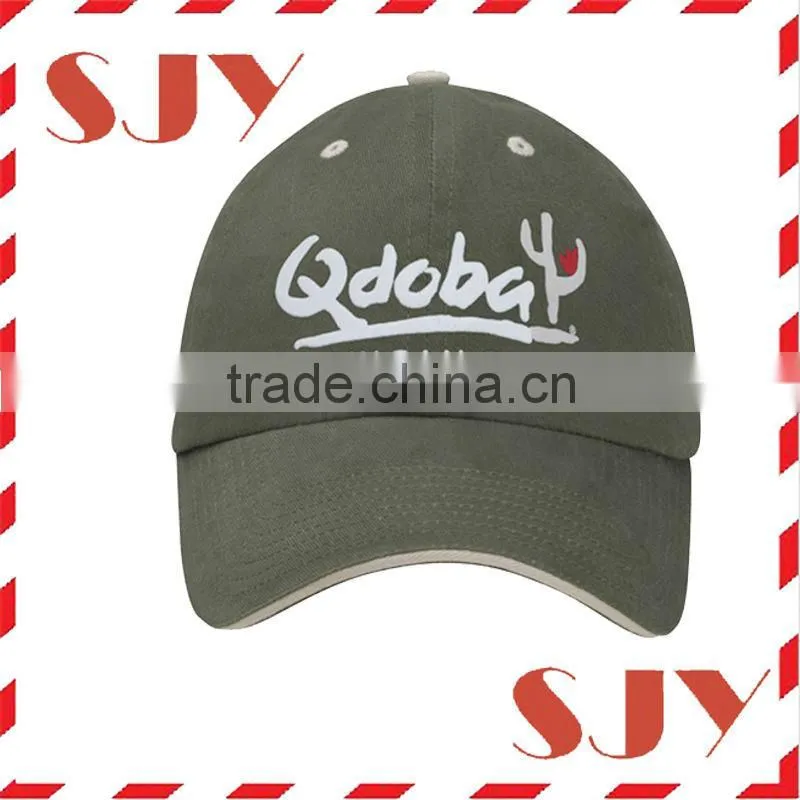 Good quality Sandwich peak golf hat, summer man hat