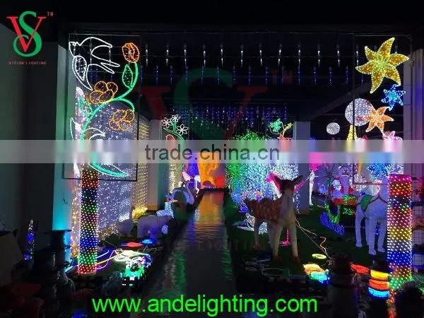 Christmas led tree light palm tree light for outdoor street decoration