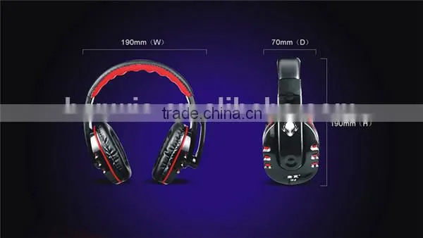 High quality factory price bluetooth stereo gaming headset with mic