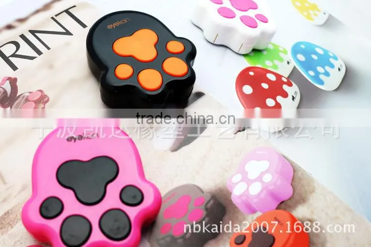 A-8108 cheap new feet cat contact lens case