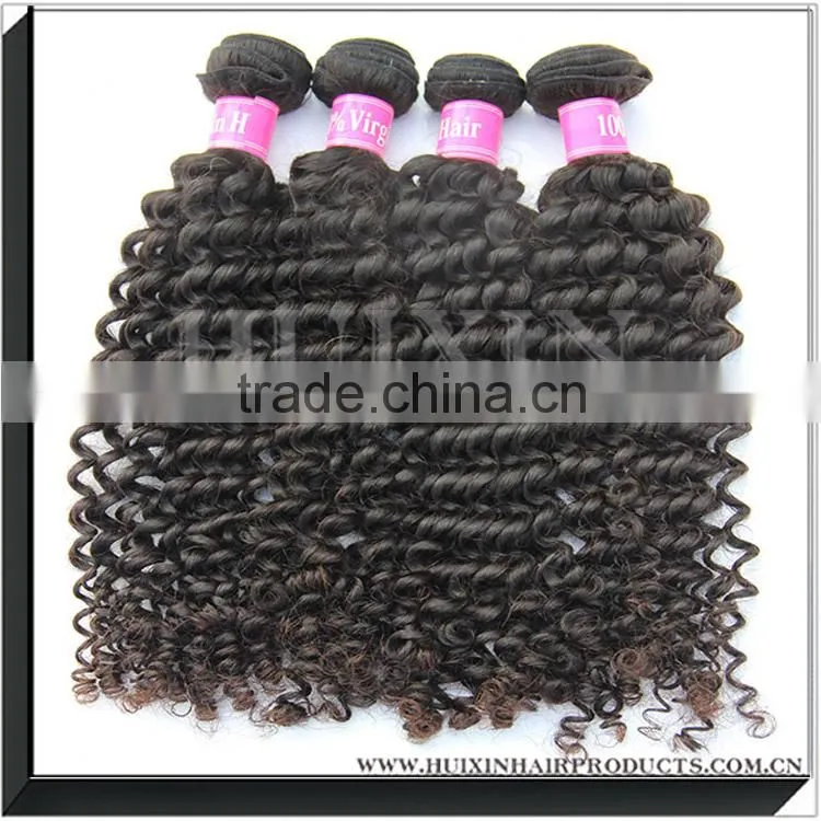 Grade 6a human remy hair extension, clip in curly hair extension
