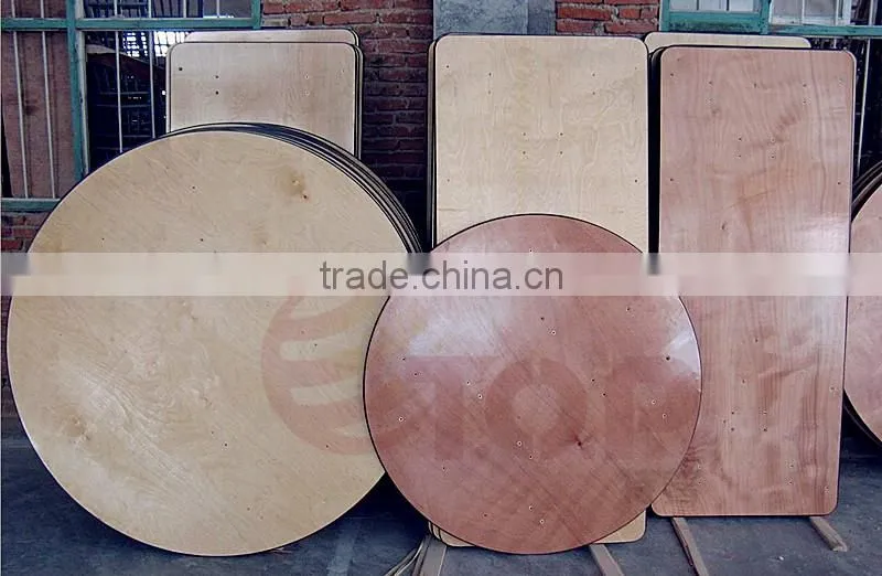 Half Round Plywood Banquet Table