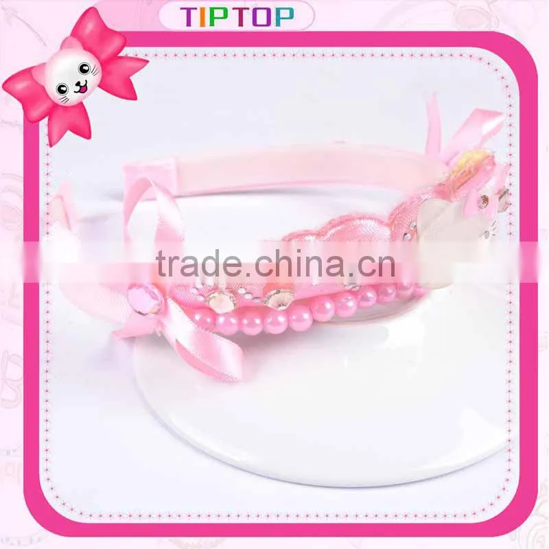 Hello Kitty Headband with Ribbon Bow and Beads