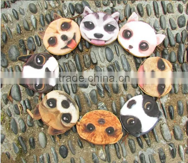 Cute handmade cartoon animal coin purse