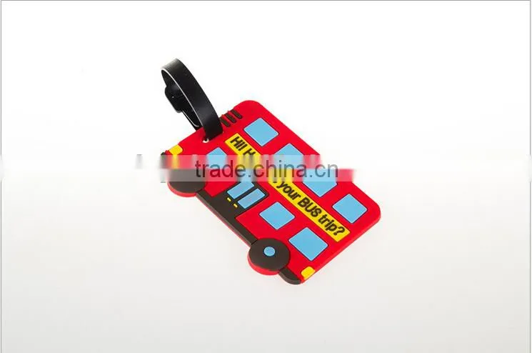 PVC soft plastic luggage tag