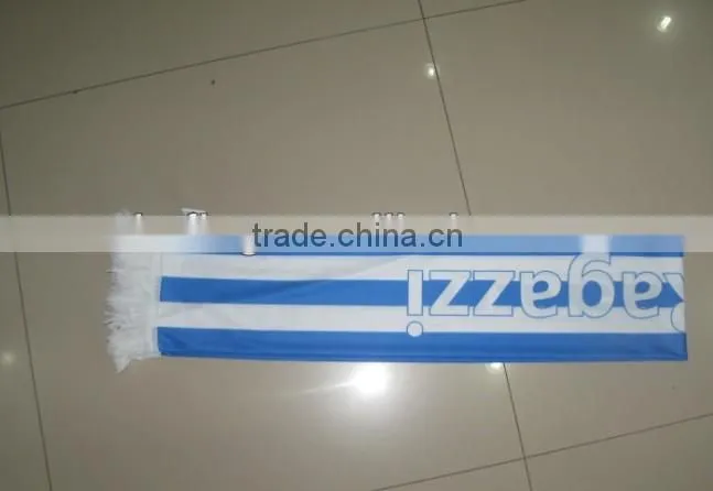 Promotion custom logo soccer scarf