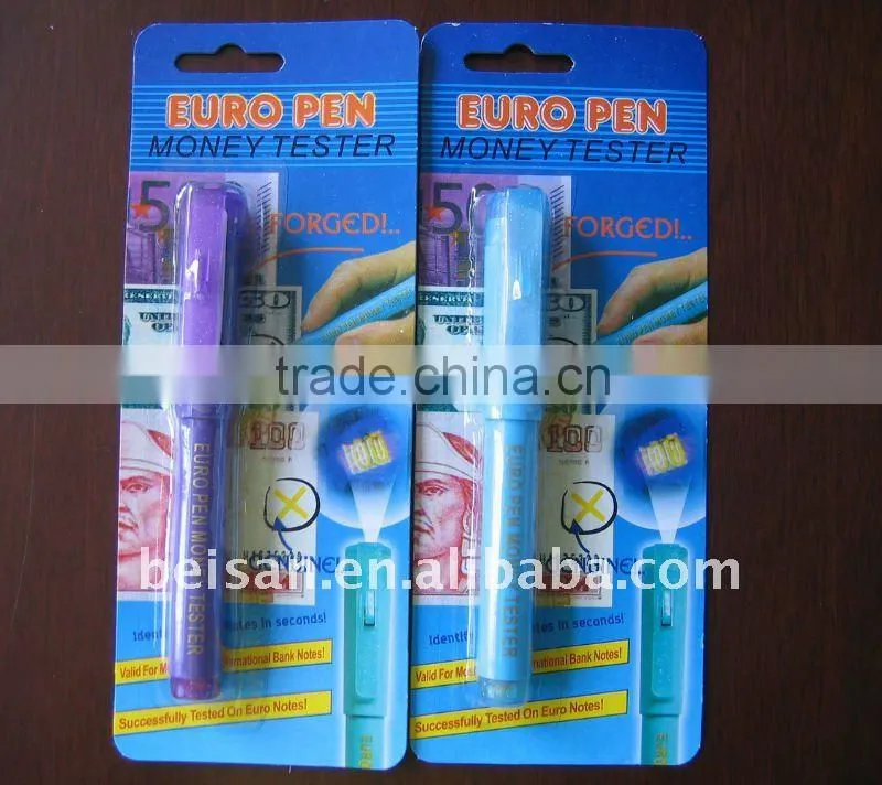 Euro pen money tester