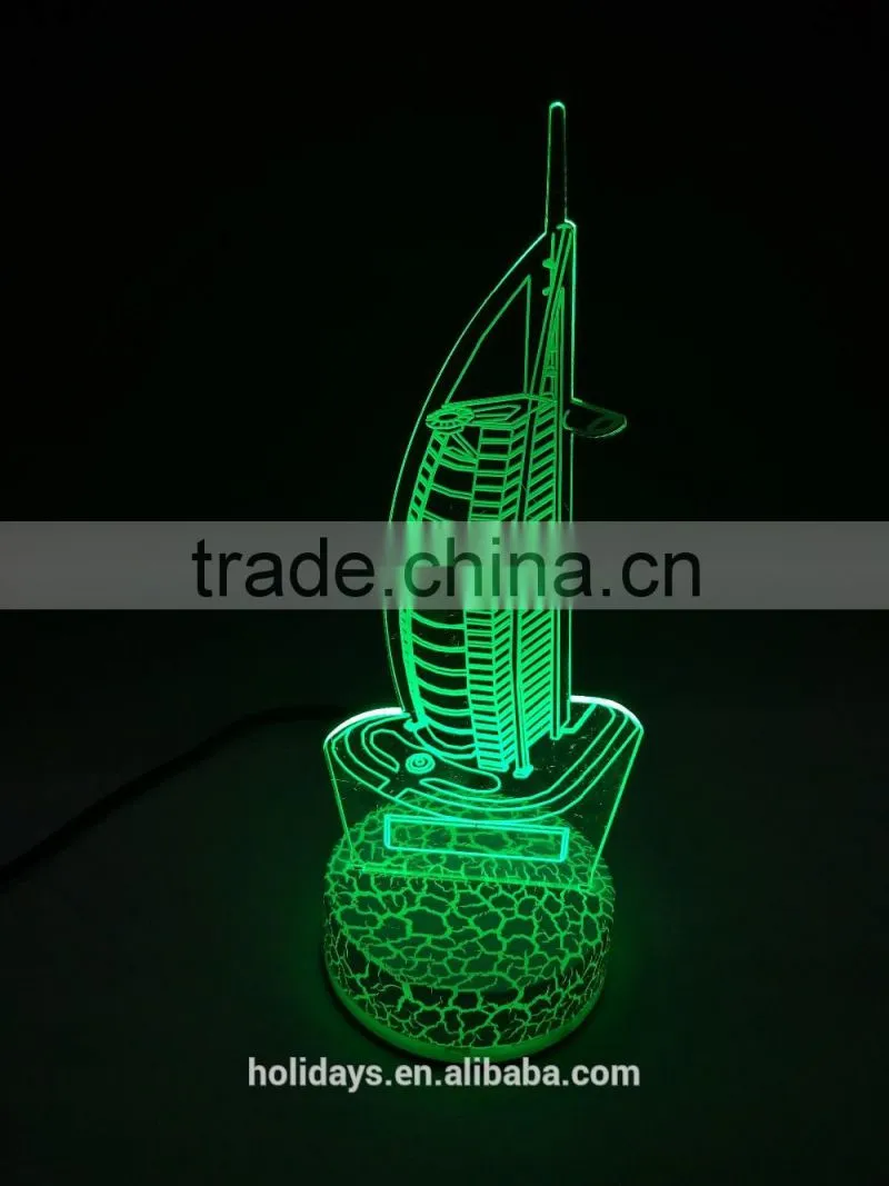 JM-3D07 yiwu jiumei seven color 3d led night light baby