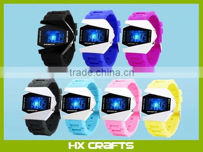 New arrival products silicone colors digital LED watch design your own wristbands water resistant men led watch