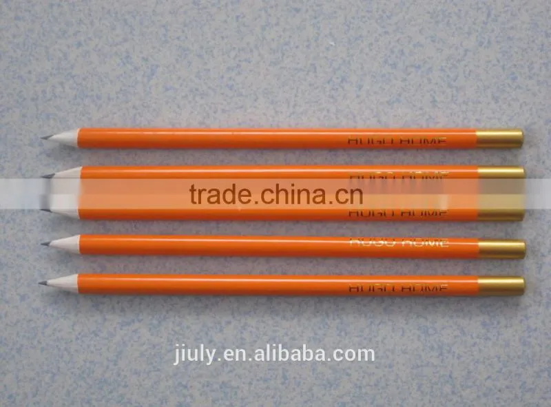 round shape black wood with diamond HB pencil