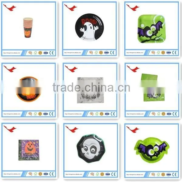007 halloween decoration wholesale cardboard rotating cupcake stand